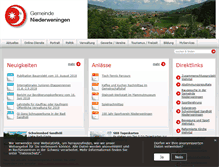 Tablet Screenshot of niederweningen.ch